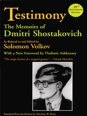 cover image of Testimony